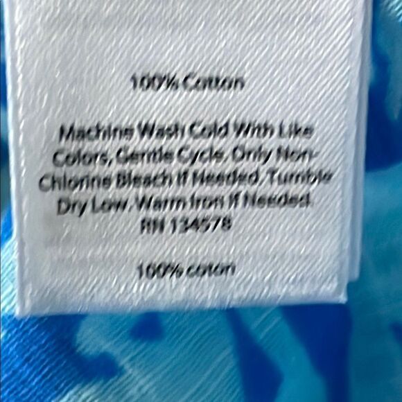 Vineyard Vines Blue Floral Women's Tunic - Picture 3 of 4